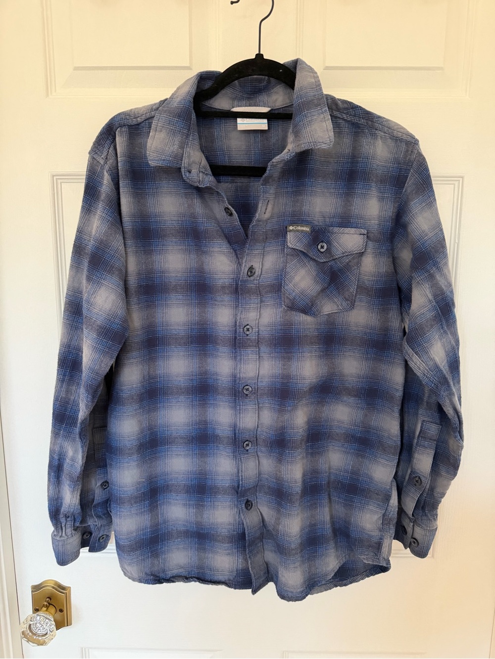 Columbia Blue Flannel